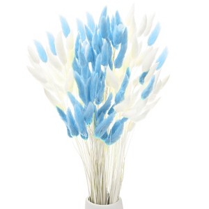 Unique Bargains Artificial Bunny Tails Dried Home Decor Realistic Pampas Grass 17 Inch 120 Pcs - 1 of 4