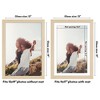 Americanflat 13x19 Picture Frame with Shatter-Resistant Glass - Use as 11x17 Frame with Mat or 13x19 Frame Without Mat - Natural Oak - 2 of 4