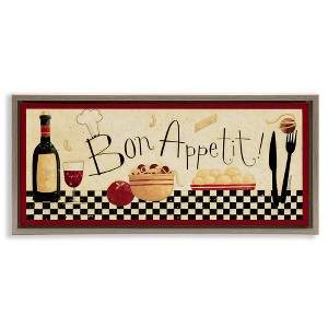 Stupell Industries Bon Appetit Traditional Kitchen, 31" x 14" - 1 of 4
