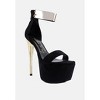 Cosmo Girl Metal Band High Heeled Sandals Women - 2 of 4