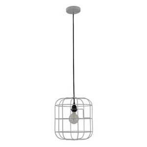 Yosemite Home Decor Hakissa 1-Light White Pendant - 1 of 1
