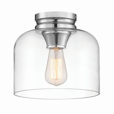 Designers Fountain Ezra 1 - Light Flush Mount in  Chrome