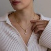 HTUTWOO Gold Layered Necklaces for Women Dainty 14K Gold Plated Pendant Necklace Set Cute Gold Cross Chain Layering Pendant Jewelry - 2 of 4
