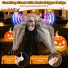 Costway Lighted and Animated Halloween Decoration Animatronic Crawling Woman w/ LED Eyes Indoor Outdoor Halloween Ghost - 4 of 4