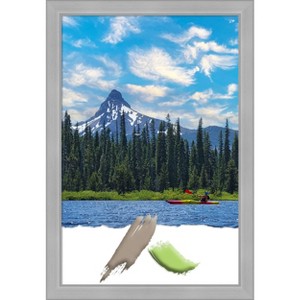 Amanti Art Vista Brushed Nickel Narrow Picture Frame - 1 of 4