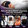 HealthA2Z® Heat-Bonded Sleep Eye Mask 3D Memory Foam – Adjustable, Lightweight (Color: Black) - 2 of 4