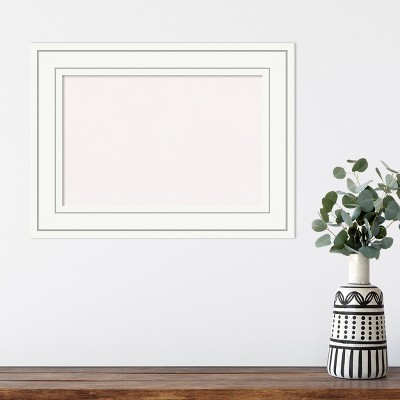 Amanti Art White Wood Framed Corkboard, 26" x 20"