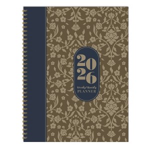 TF Publishing 10.5"x12.5" 2026 Bonjour Book of Blooms Large Weekly Monthly Planner - 1 of 4