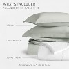 Cotton Duvet Cover Set & Insert 4PC Bundle, 300TC Sateen Vintage Washed Duvet Set with Down Alternative Comforter, All Season Bedding - Becky Cameron - 3 of 4