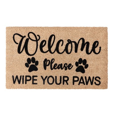 welcome paws black