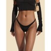 TIICHOO Thong Period Underwear for Women Seamless Lace Period Panties Thong Pack of 6 - 2 of 4