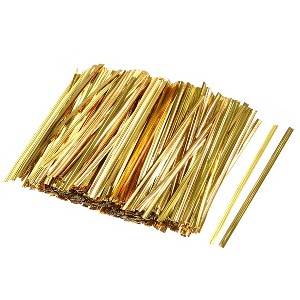 Unique Bargains Decoration Metallic Twist Ties for Bags 800 Pcs - 1 of 4