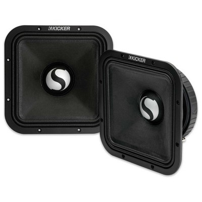 Kicker 49ST9MR8 9" Street Series Square Mid-Bass, Pair, 8ohm