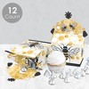 Big Dot of Happiness Little Bumblebee - Treat Box Party Favors - Bee Baby Shower or Birthday Party Goodie Gable Boxes - Set of 12 - 3 of 4