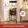 Nostalgia Vintage Professional Popcorn Cart - 8-Ounce Kettle - 53 Inches Tall - 2 of 4