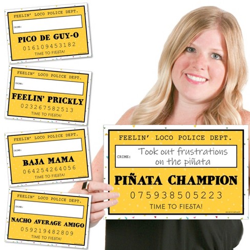 Mugshot Photo Booth Props INCLUDES: 20 Let\
