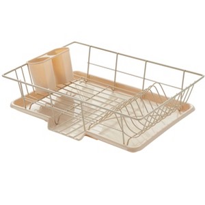 Steel 3-Piece Countertop Dish Drainer by Sweet Home Collection® - 1 of 4