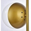 Elegant Lighting Eclipse 1 Light Brass Table Lamp With Clear Glass - 4 of 4