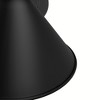 Hunter Fans 13" Cassius Outdoor Wall Light Matte Black Finish - 1 Light, WeatherMax Rated, Corrosion Resistant, Modern Design - 4 of 4
