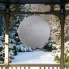 Northlight Inflatable Tinsel Christmas Ball Ornament Commercial Outdoor Decoration - 19.5" - Silver - 2 of 3