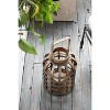 Gulches Decorative Lantern with Handle, Wooden Lantern for Indoor Outdoor, Home Garden Wedding - 3 of 4