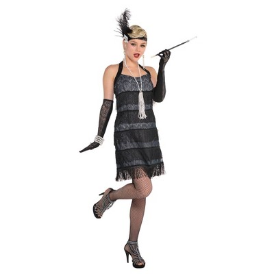 black lace dress halloween costume