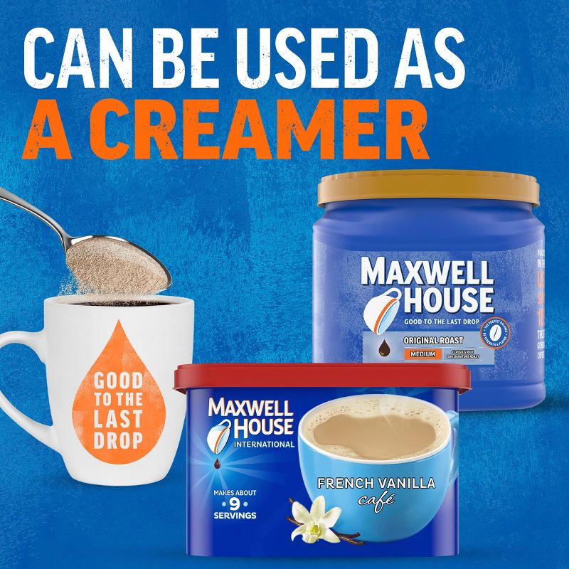Maxwell House International Vanilla Cafe Medium Roast Beverage Mix - 8.4 oz., 5 of 12