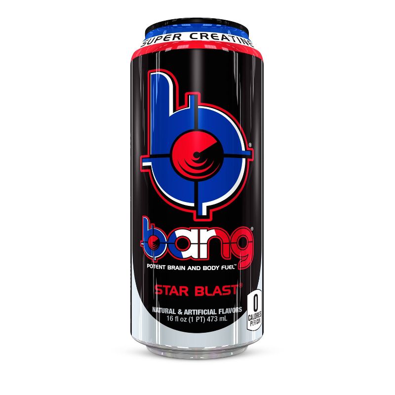 BANG Star Blast Energy Drink - 16 fl oz Can, 1 of 3