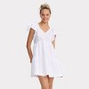 Women's Tiered Ruffle Short Sleeve Mini A-Line Dress - Universal Thread™ - 4 of 4