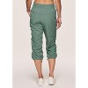 RBX Active Women's Lightweight Quick Drying Capris Adjustable Leg/Inseam Stretch Woven Workout Hiking Cropped Jogger Pants with Pockets - 2 of 4