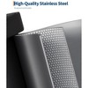 13 Gallon / 50 Liter Stainless Steel Trash Can with Lid, Large Garbage Can for Kitchen, Rustproof Step-on Kitchen Metal Trash Bin with Liner Rim - 3 of 4