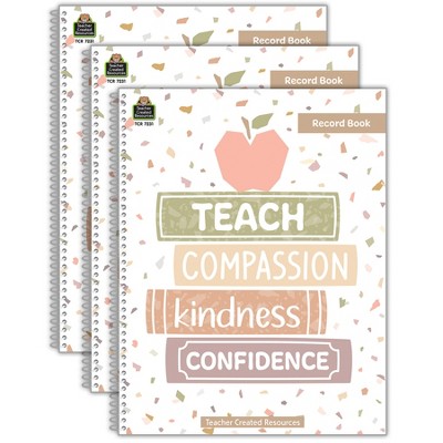 Teacher Created Resources® Terrazzo Tones Record Book, Pack of 3
