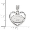 Black Bow Jewelry Sterling Silver Georgia Bulldogs NCAA Pendant - 2 of 3