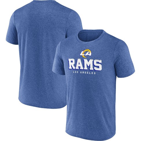 NFL Los Angeles Rams Men's Transition Black Long Sleeve T-Shirt - S