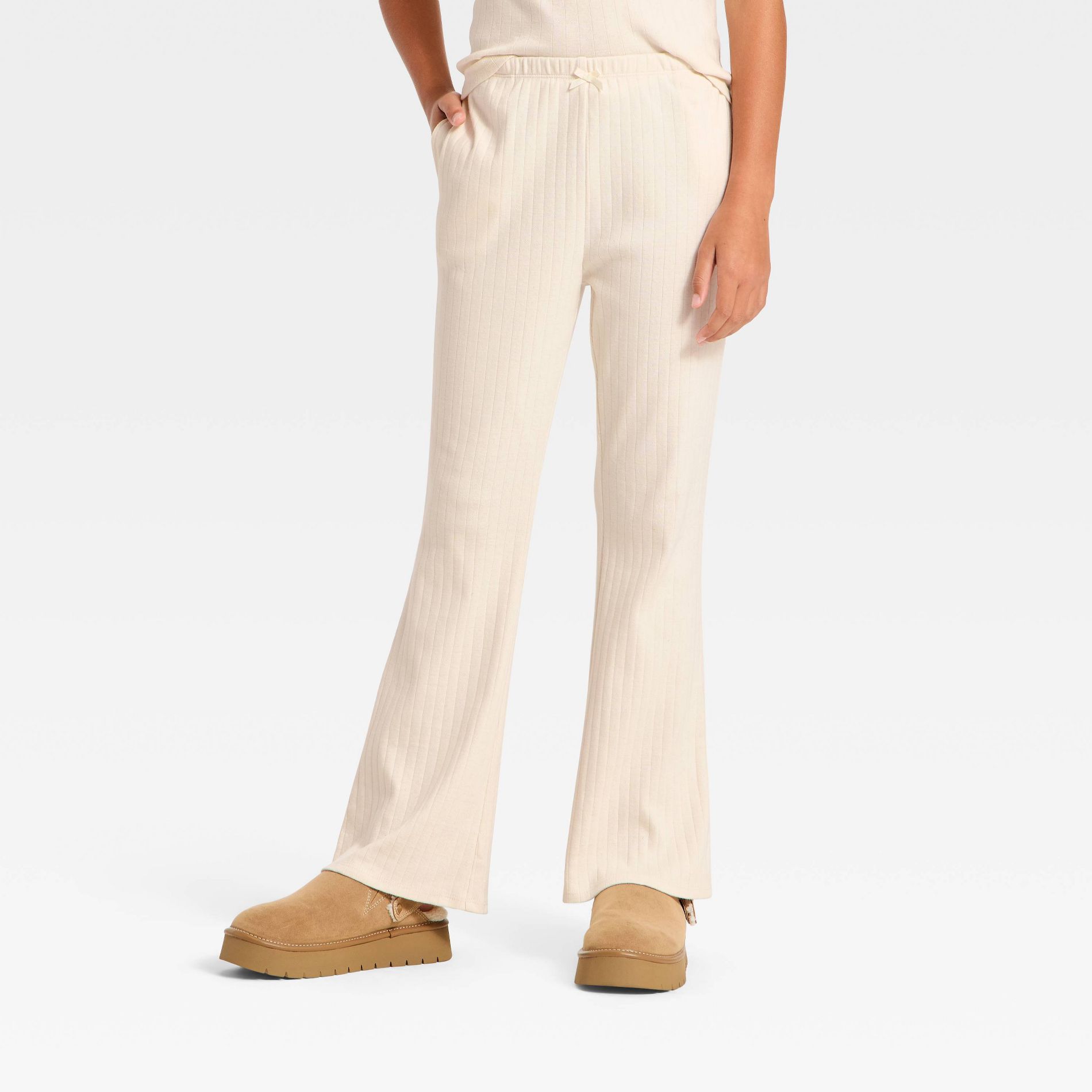 Girls' Cozy Pointelle Pant - art class™