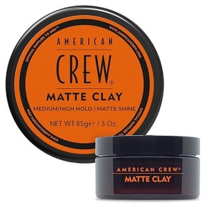 American Crew Men's Hair MATTE CLAY (3 oz) Medium to High Hair Hold with a Matte Shine | Man Hair Pomade Paste - 1 of 3