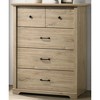 32" PU Paper Lamination dressers 4-Drawer Chest with Black Metal Handles and Tip-Over Restraint - 2 of 4