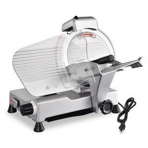 Wechef 10" Commercial Meat Slicer 240W 530RPM Electric Cheese Deli Food Slicer Stainless Steel Blade Veggies Cutter - 1 of 4