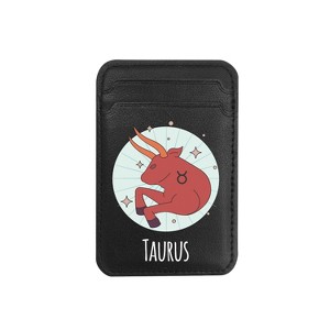 OTM Essentials Black Leather Wallet Sleeve MagSafe Compatible - 1 of 4