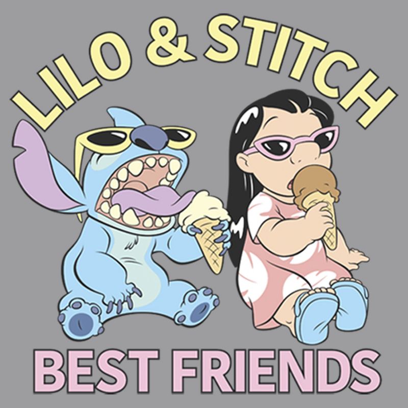 Boy's Lilo & Stitch Ice Cream & Best Friends Pull Over Hoodie, 2 of 5