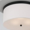 Capital Lighting Midtown 3 - Light Flush Mount in  Matte Black - 3 of 4