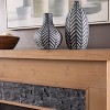 Standlon Electric Fireplace with Faux Stone Surround - SEI - 3 of 4