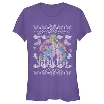 Juniors Womens My Little Pony Ugly Christmas Friends T-Shirt