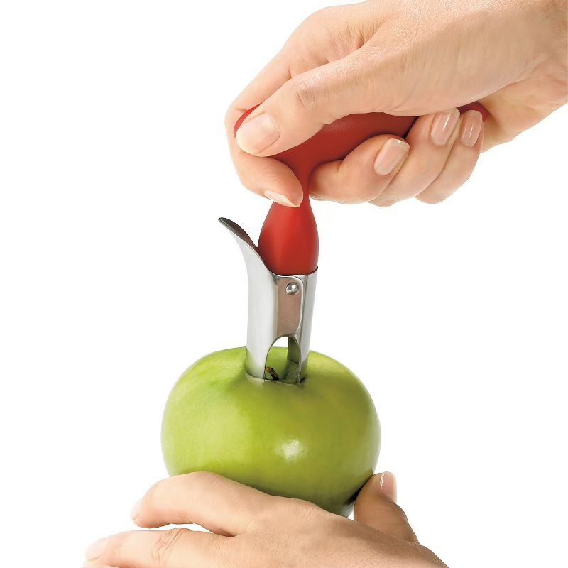 Cuisipro Easy Release Apple Corer, Stainless Steel, Red, 2 of 4