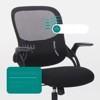 FONTOI Task and Office Chairs, Office Chair with Movable Armrests, Swivel Task Chair for Home Office, Black, 25.2"*41.5"*25.2" - 4 of 4
