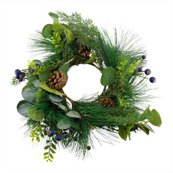 Auldhome Design-Christmas Blueberry Candle Wreath