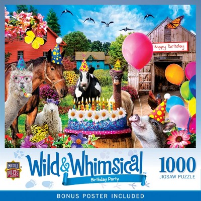 MasterPieces 1000 Piece Jigsaw Puzzle - Birthday Party - 19.25"x26.75"