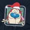 Boys' Ren & Stimpy Festive Stimpy With Christmas Santa Hat T-Shirt - 2 of 4