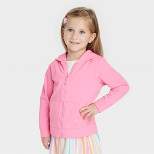 Toddler Girls' French Terry Zip-Up Hoodie - Cat & Jack™ Pink
