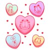 Women's Garfield Candy Hearts T-Shirt - 2 of 4